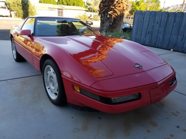 1992 CHEVROLET CORVETTE COUPE RED/BLACK 118844 MILES MECHANICS SPECIAL/PARTS CAR 1992 Chevrolet Corvette