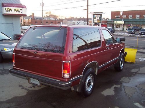 1992 Chevrolet S10 Blazer Base Sport Utility 2-Door 4.3L 1992 Chevrolet Blazer Base Sport Utility 2-Door