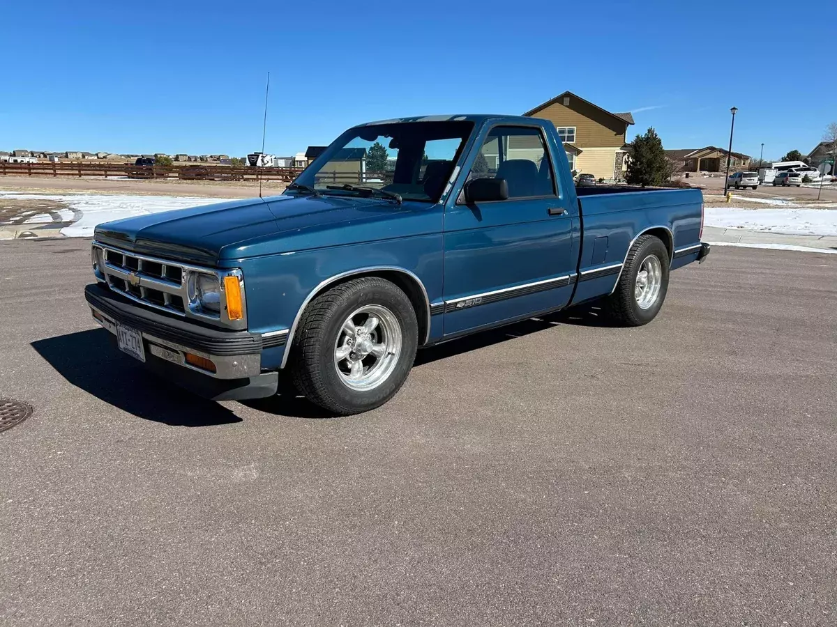 1992 Chevrolet s10 pickup Truck S-10 Dime GM 92 Square Tahoe 124k 2.8l Patina OG 1992 Chevrolet S-10 S-10 Tahoe Trim