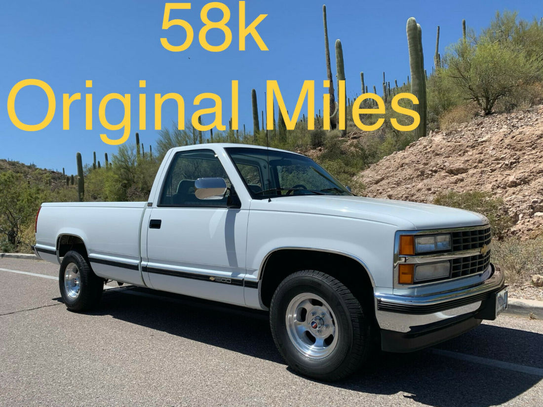 1992 Chevrolet Silverado 1500 Automatic 58K Miles GMC Chevy GMT400 1992 Chevrolet Silverado 1500 C1500