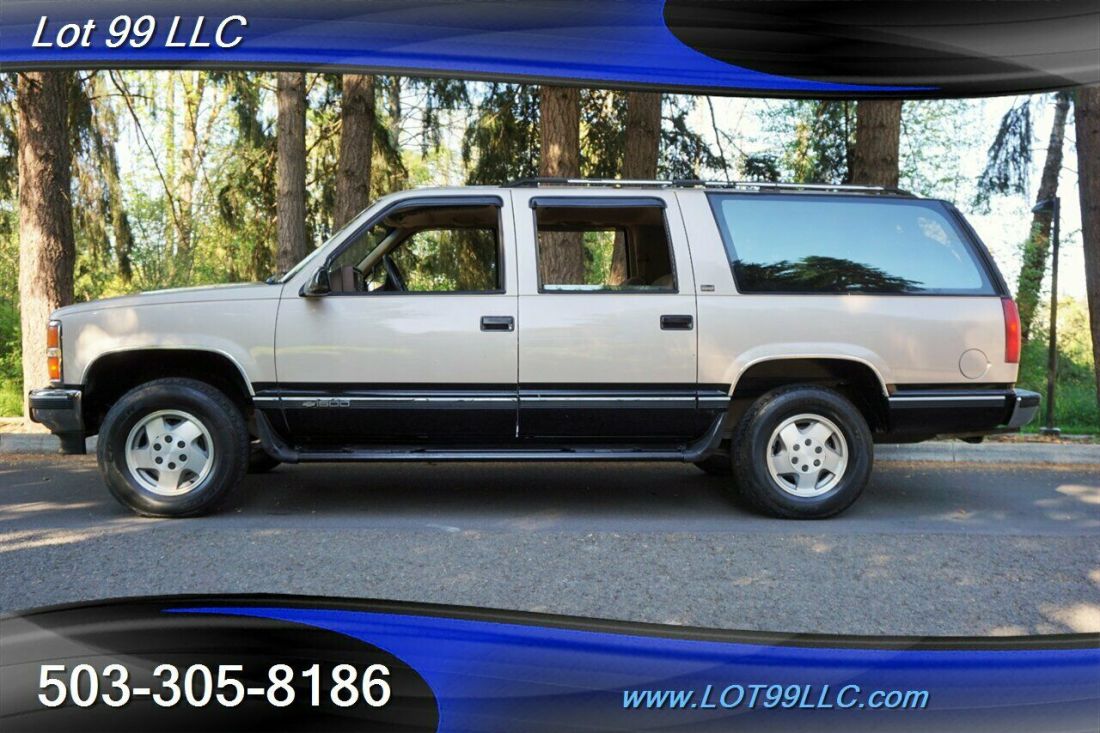 1992 Chevrolet Suburban K1500 4dr LS V8 Auto 3 Row Seating Newer Tires Tow Autom 1992 Chevrolet Suburban K1500 4dr LS V8 Auto 3 Row Seating Newer Tires Tow
