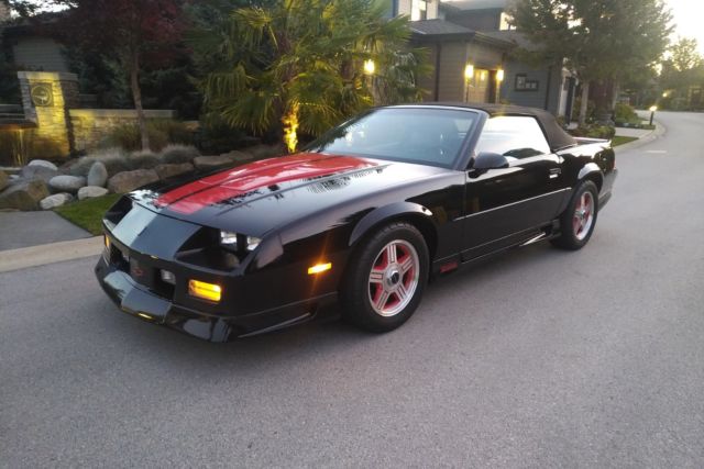 1992 Chevy Camaro Z28 25th Anniversary Convertible Z03 Heritage Edition 5 speed 1992 Chevrolet Camaro Z28