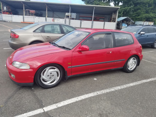 1992 CIVIC EG-6 SIR II RIGHT HAND DRIVE JDM W/60k miles WA. REGISTERED! 1992 Honda Civic JDM