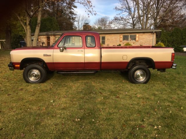 1992 DODGE POWER RAM CLUB CAB LE 2500 CUMMINS TURBO DIESEL 1992 Dodge Ram 2500 Le