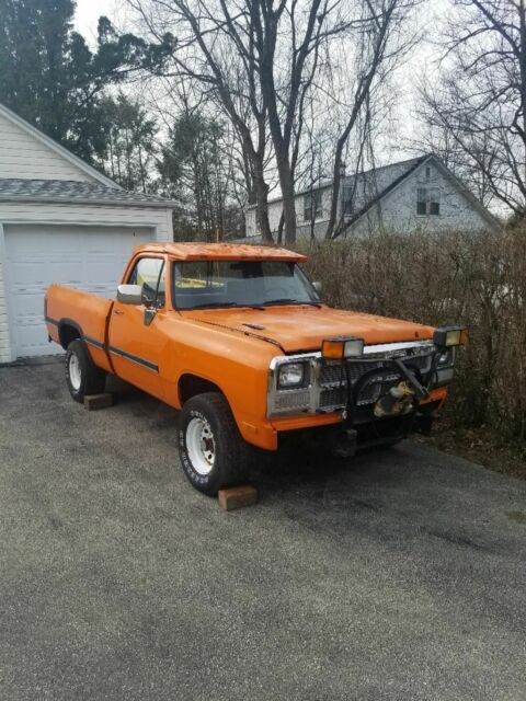 1992 Dodge Ram 1500 LE 4x4 1992 Dodge Ram 1500