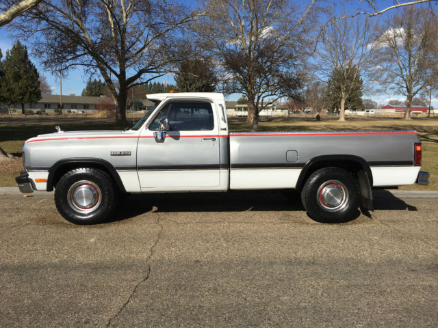 1992 DODGE RAM 250 5.9L 12V CUMMINS 1ST GEN TURBO DIESEL LONG BED VERY CLEAN 1992 Dodge Ram 2500