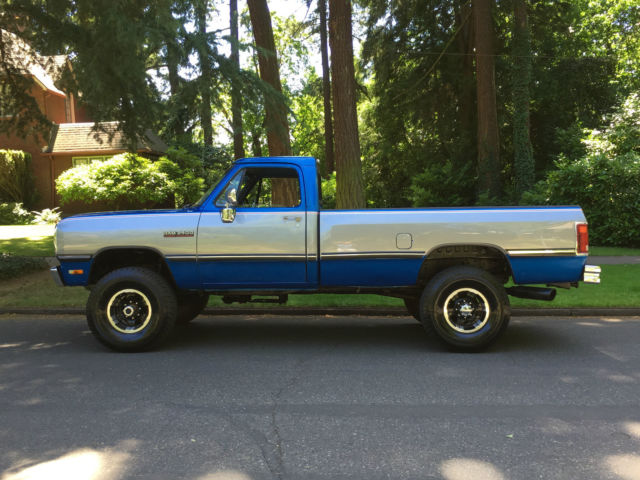 1992 Dodge Ram 2500 Ram, 2500, W350, 4x4, Manual, 5.9L,12 Valve Diesel - photo 2