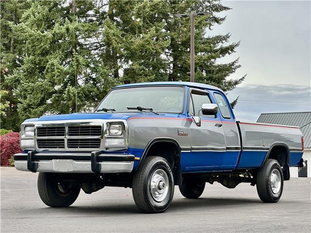1992 Dodge Ram W250 Club Cab 5.9L 12V Diesel 4x4 Only 119K Miles 1992 Dodge Ram W250 LE