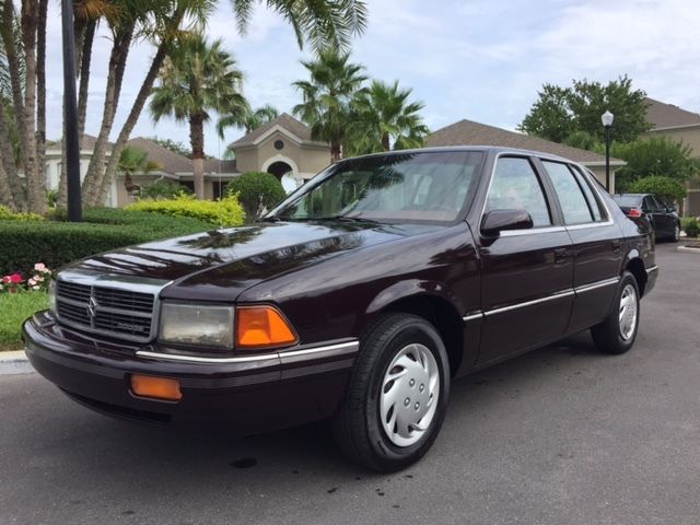 1992 Dodge Spirit 59,000 Low Miles Sedan 4-Door 2.5L Cold AC Lebaron NO RESERVE 1992 Dodge Spirit Base Sedan 4-Door