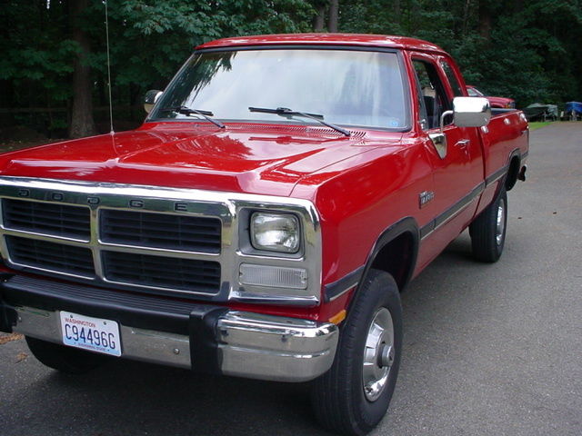 1992 Dodge W250 Clubcab Cummins Diesel 4x4 1991 1993 1989 1990 1992 Dodge Other Pickups W250