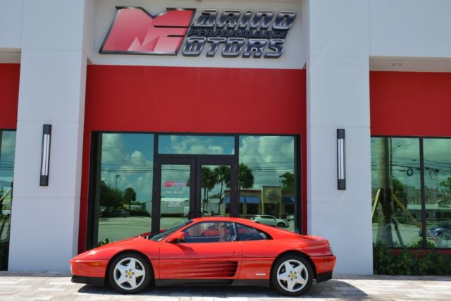 1992 Ferrari 348 TB 7,325 Miles Red 2 door Manual 1992 Ferrari 348 TB