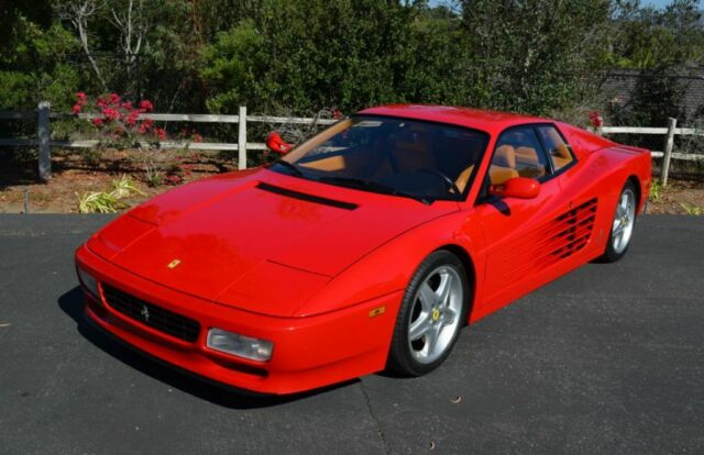 1992 Ferrari 512TR Tesarossa 18k MIles, CA Car 17980 Miles Red Manual 1992 Ferrari 512TR Tesarossa 18k MIles, CA Car