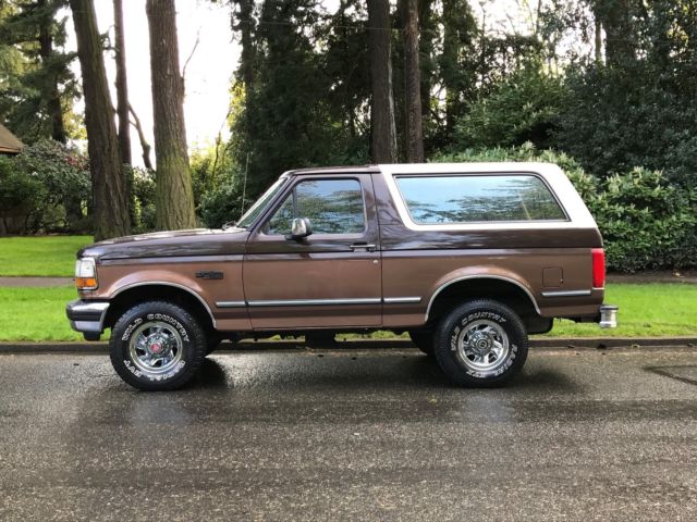 1992 FORD BRONCO XLT 4X4 VERY RARE 5-SPEED MANUAL 5.0L V8 2DR SUV 149K MILES!!! 1992 Ford Bronco XLT