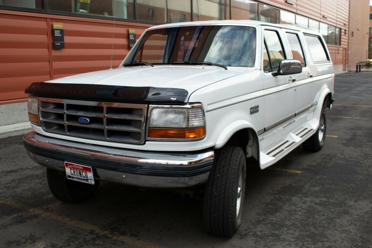 1992 Ford Centurion Bronco, C350 (aka 4door bronco), XLT, F350, White, 4x4, Rare 1992 Ford Bronco XLT