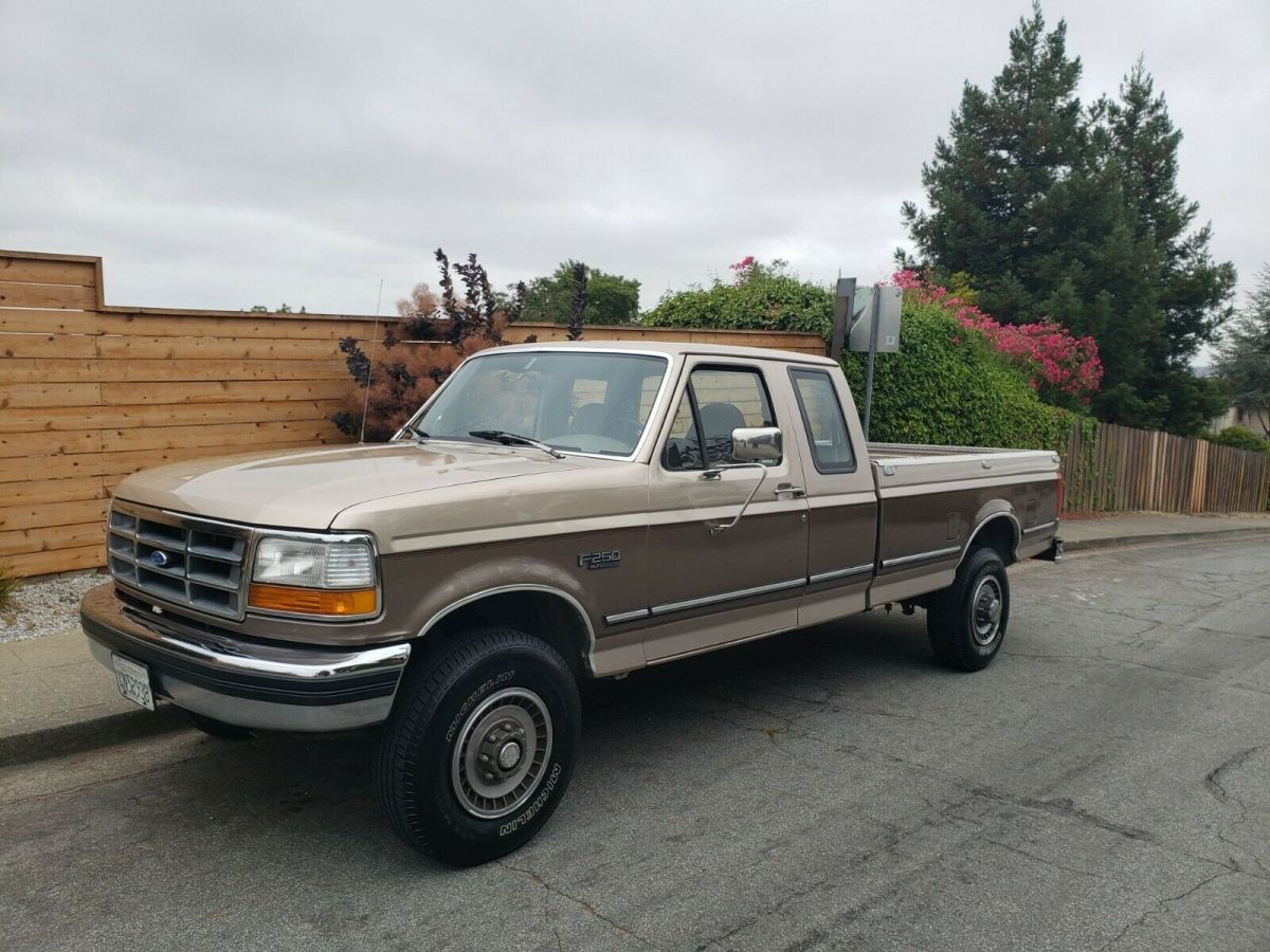 1992 Ford F-250 F250 XLT 4x4 Ext Cab Rust Free CA Truck 150K Miles 1992 Ford F-250 XLT