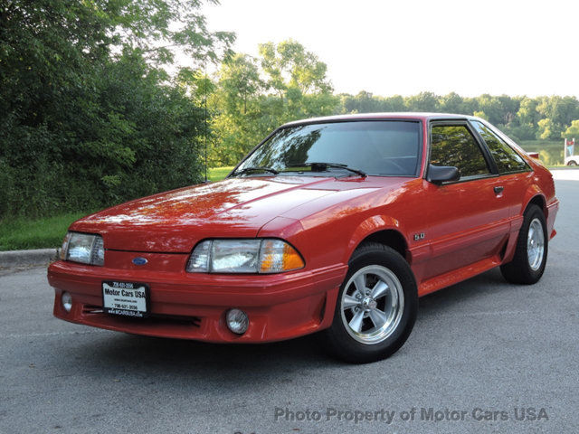 1992 Ford Mustang 2dr Hatchback GT 17,550 Miles Red Hatchback 5.0L 8 CYLINDER 5- 1992 Ford Mustang 2dr Hatchback GT