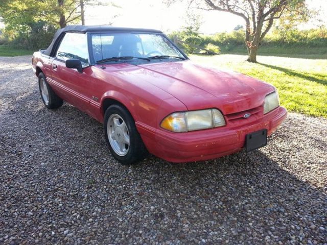 1992 Ford Mustang 5.0 LX Convertible All Original 98k Miles No Rust 1992 Ford Mustang LX