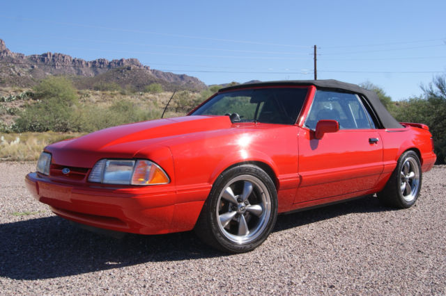 1992 FORD MUSTANG CONVERTIBLE LX 5.0 1992 Ford Mustang LX