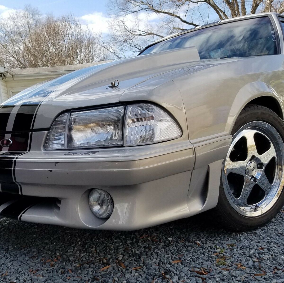 1992 Ford Mustang Hatchback Grey RWD Manual GT 1992 Ford Mustang GT