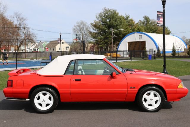 1992 FORD MUSTANG LX SUMMER EDITION CONVERTIBLE 16K ACTUAL MILES MINT BUY IT NOW 1992 Ford Mustang LX CONVERTIBLE