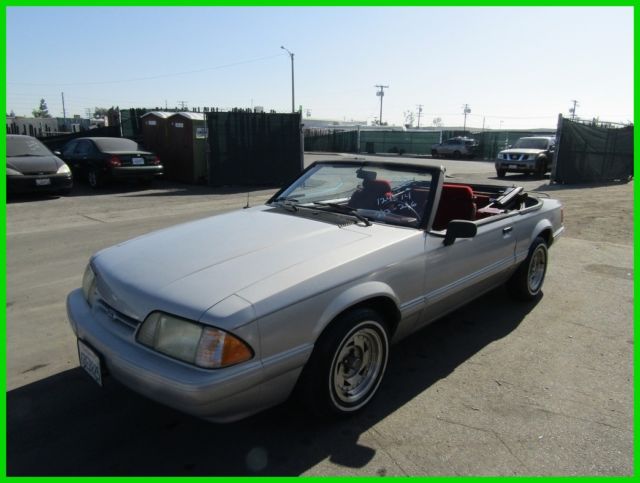 1992 Ford Mustang LX Used 2.3L I4 8V Automatic Convertible NO RESERVE 1992 Ford Mustang LX