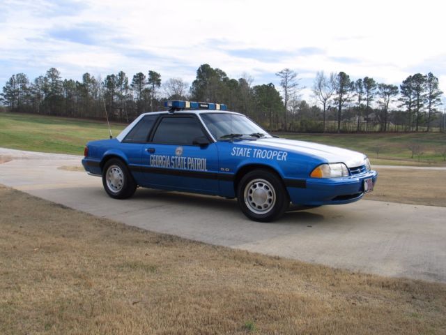 1992 Ford Mustang SSP Georgia State Patrol 1992 Ford Mustang Coupe SSP Georgia State Patrol