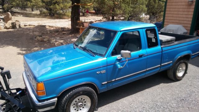 1992 Ford Ranger XLT extra cab 4wd with plow single owner 1992 Ford Ranger XLT