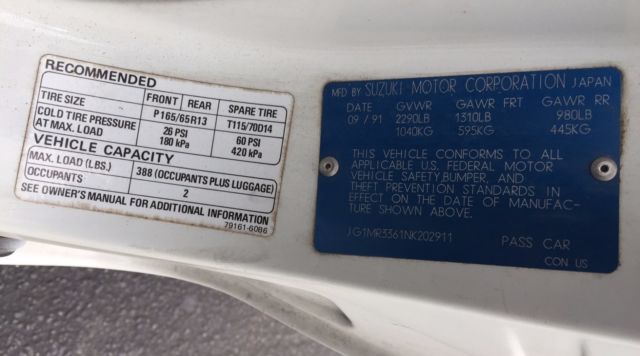 1992 Geo Metro LSi - photo 6