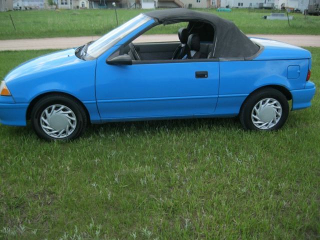 1992 Geo geo metro lsi convertable blue - photo 10