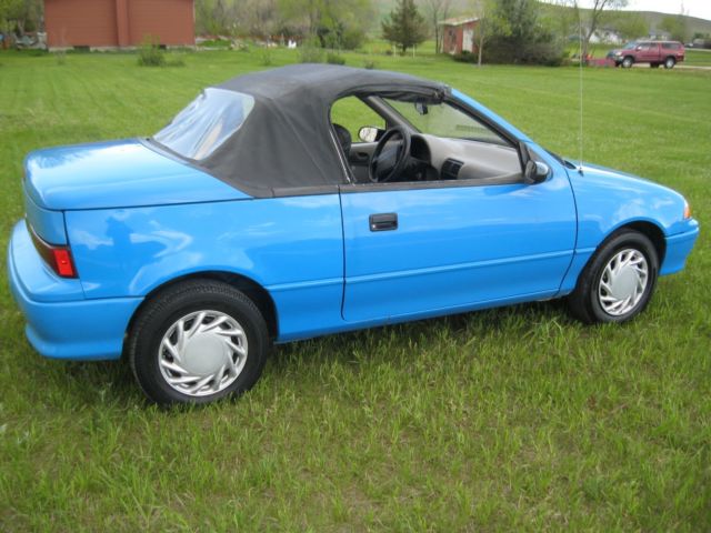 1992 Geo geo metro lsi convertable blue - photo 11