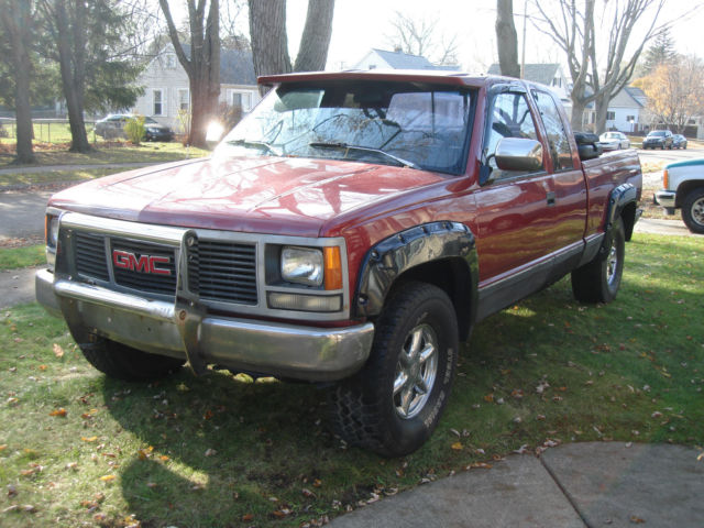 1992 GMC SIERRA S1500 PICKUP TRUCK 4X4 NEW EVERYTHING ESCALADE WHEELS CLEAN 1992 GMC Sierra 2500 EXTENDED CAB HD2500 SIERRA 4X4