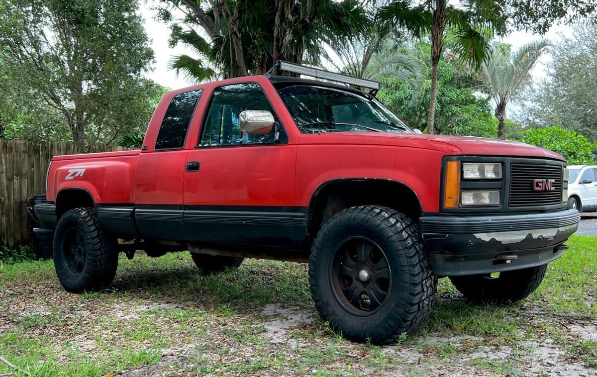 1992 GMC SIERRA Z71 4X4 SIDESTEP W/REBUILT JASPER ENGINE UNDER WARRANTY 1992 GMC Sierra 1500