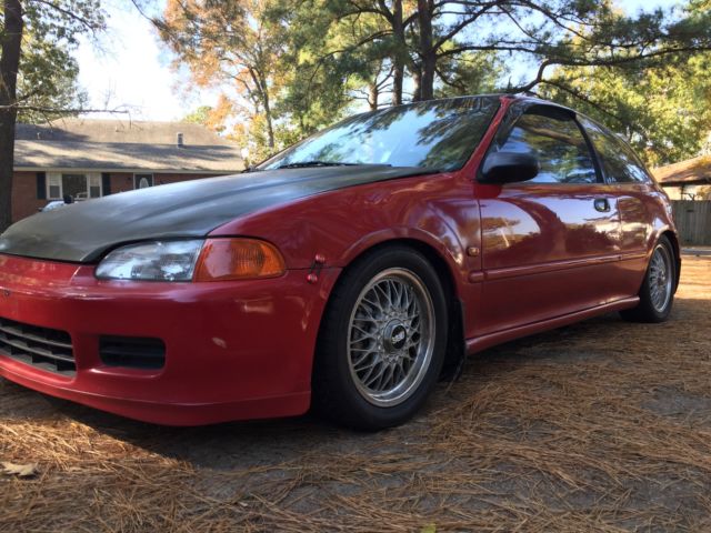 1992 Honda Civic EG Hatchback 200+whp NA! H22 2.2L BBS Wheels K killer 1992 Honda Civic dx