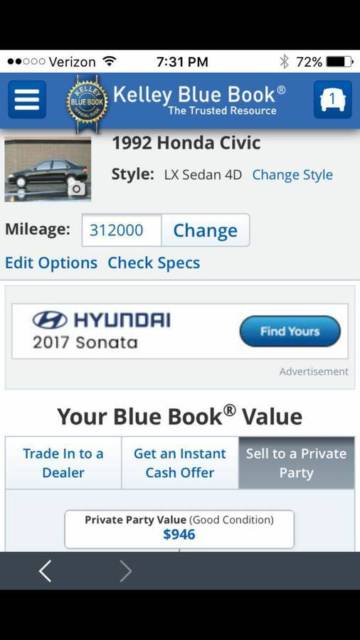 1992 Honda Civic LX - photo 6