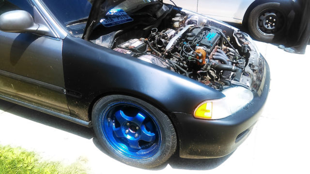 1992 Honda Civic LX Sedan Low Miles H22A4 Swap 1992 Honda Civic LX