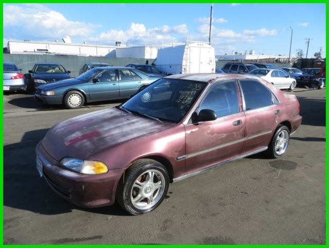 1992 Honda Civic LX Used 1.5L I4 16V Manual Sedan NO RESERVE 1992 Honda Civic LX