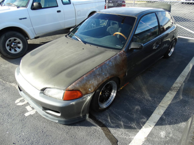 1992 HONDA CIVIC - MANUAL TRANSMISSION - TOW ONLY - CONFISCATED - H535134 1992 Honda Civic 2 DOOR HATCHBACK