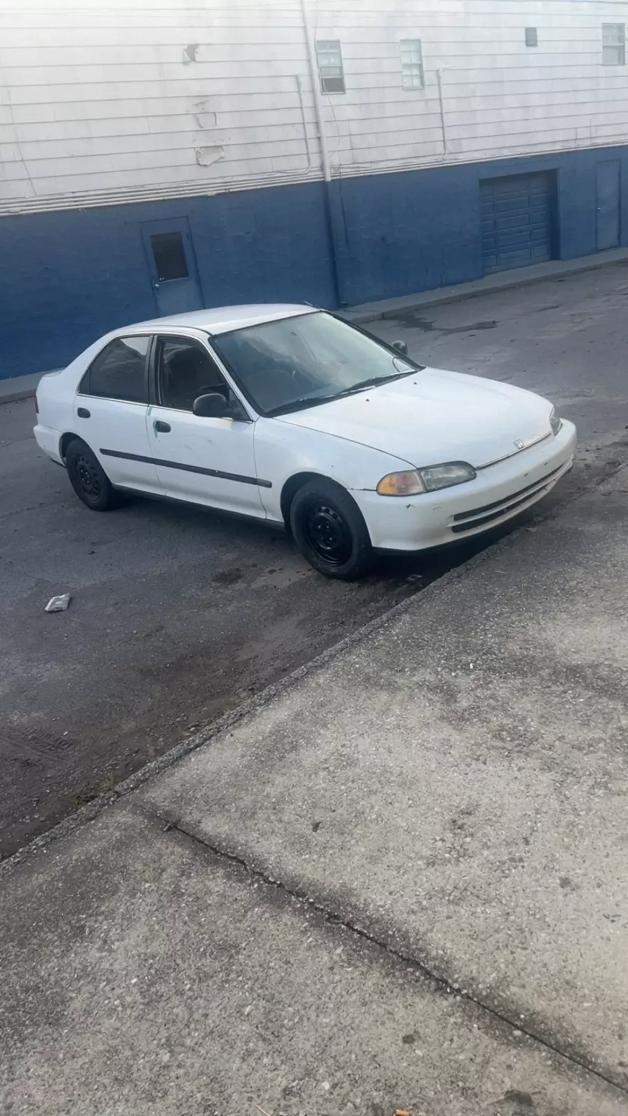 1992 Honda Civic Sedan White LX 1992 Honda Civic LX