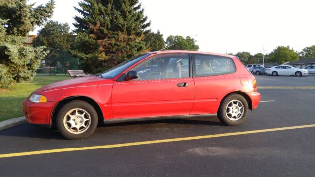 1992 Honda Civic VX. Stock D15Z1 VTEC-E engine & Federal ECU. OEM ice A/C workin 1992 Honda Civic VX