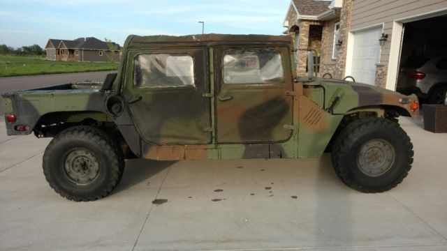1992 Humvee Hummer M998 Clear Street Title 21,000 miles Runs Great 1992 Hummer H1 M998 H1