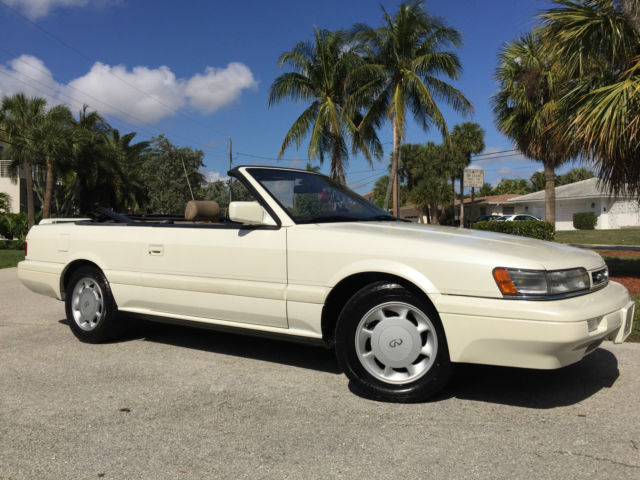 1992 INFINITI M30 CONVERTIBLE ! RARE MODEL ! 3.0L ENGINE ! CALL US 954-583-1566 1992 Infiniti M30 CONVERTIBLE ! 3.0L ENGINE ! RARE MODEL ! 94K MILES