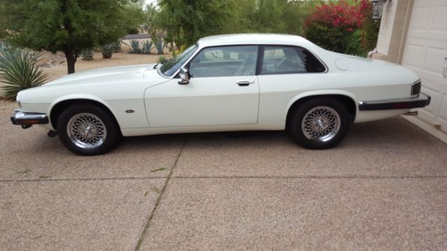 1992 JAGUAR XJS V12 Facelift Coupe Rare Arctic White Tan Interior ONLY 42K miles 1992 Jaguar XJS COUPE