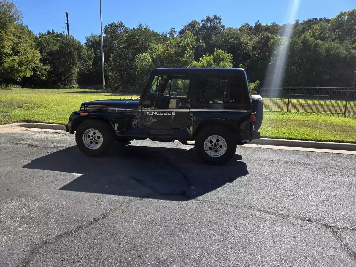 1992 Jeep Renegade SUV Black wrangler YJ 1992 Jeep Renegade wrangler YJ