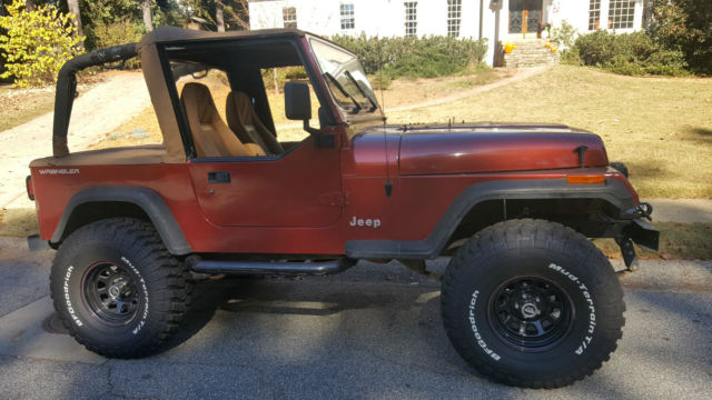 1992 Jeep Wrangler 4.0L Rust Free Georgia Jeep 1992 Jeep Wrangler Base Sport Utility 2-Door
