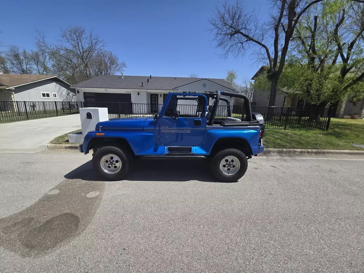 1992 Jeep Wrangler SUV Blue RENEGADE 1992 Jeep Wrangler RENEGADE