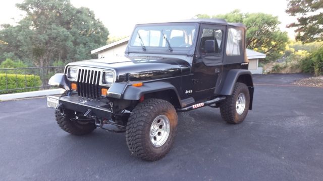 1992 Jeep Wrangler YJ 4.0L 242 I-6 TOW READY Set Up to Tow Behind Motorhome 1992 Jeep Wrangler YJ 4.0L I-6