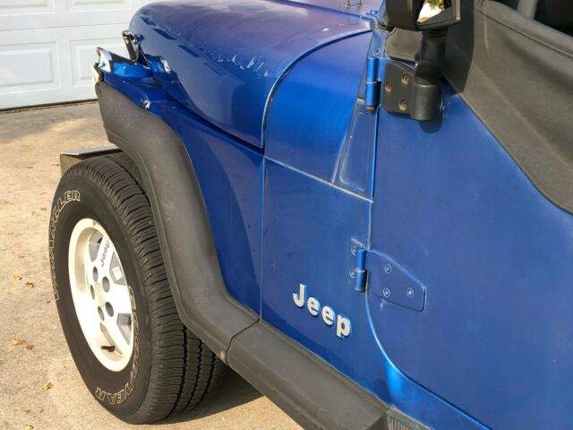 1992 Jeep Wrangler YJ - OEM 5-Spoke Alloy Rims, Chrome + Sidesteps - photo 11