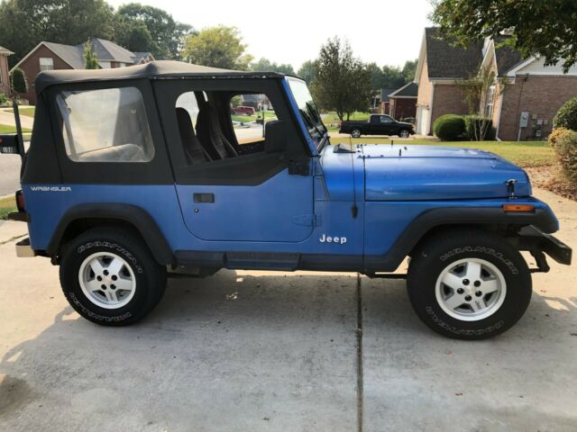 1992 Jeep Wrangler YJ - OEM 5-Spoke Alloy Rims, Chrome + Sidesteps - photo 8