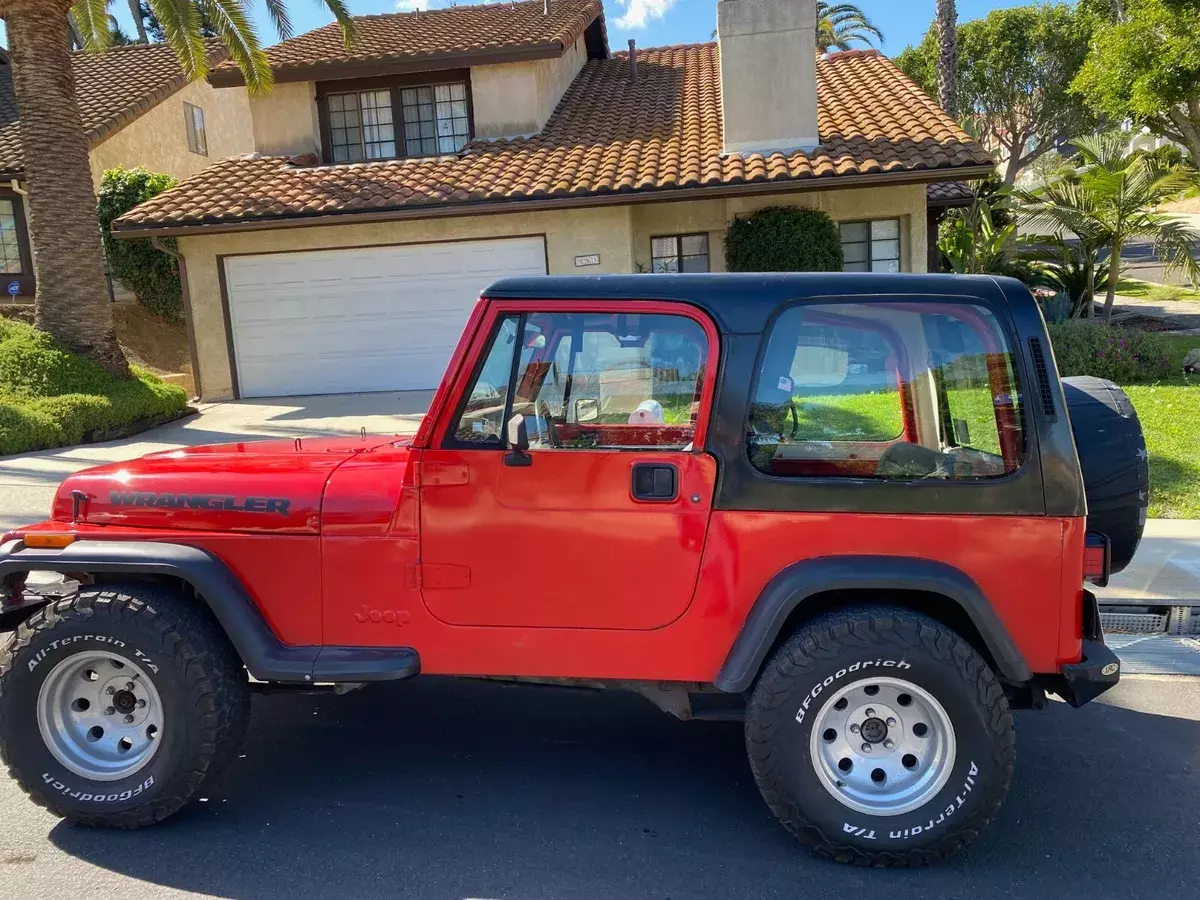 1992 Jeep Wrangler YJ 4X4 Straight "6" Cylinder, 4.0L, 190 HP. Calif. RUST FREE 1992 Jeep Wrangler Wrangler