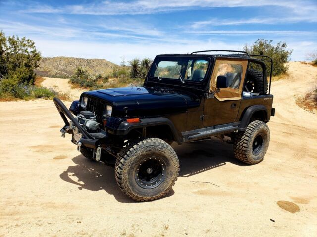 1992 Jeep Wrangler / Yj SUV Black 4WD Manual S 1992 Jeep Wrangler S